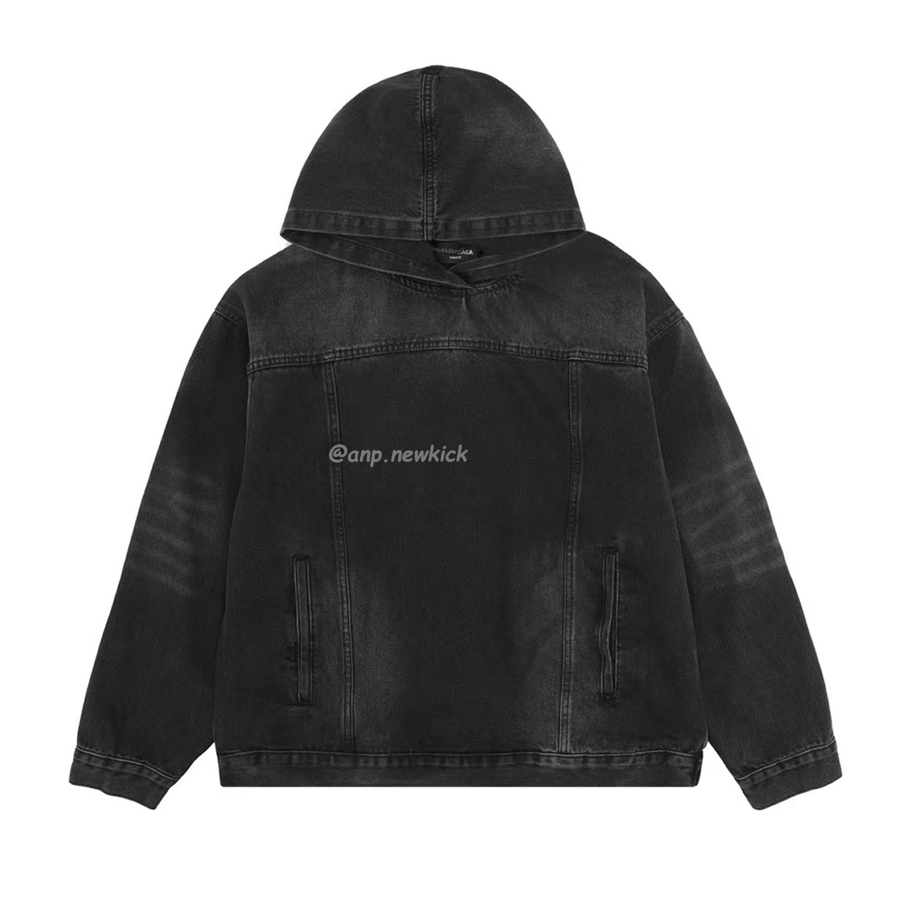 Balenciaga Hooded Denim Hoodie (6) - newkick.cc